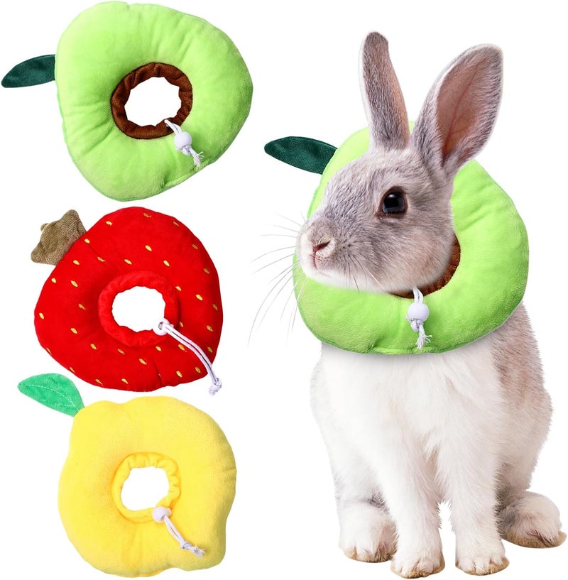 Avaner Cat Rabbit Recovery Collars: 3 Pcs Small Pet After Surgery Protective Cone Collars for Rabbit, Guinea Pig, Kitten - Image 1